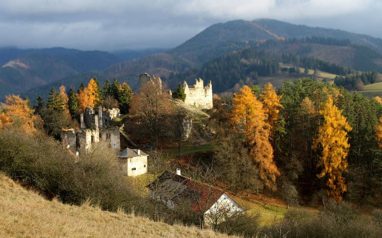 Castle Sklabiňa, Sklabinský Podzámok, Slovakia, Slovakia